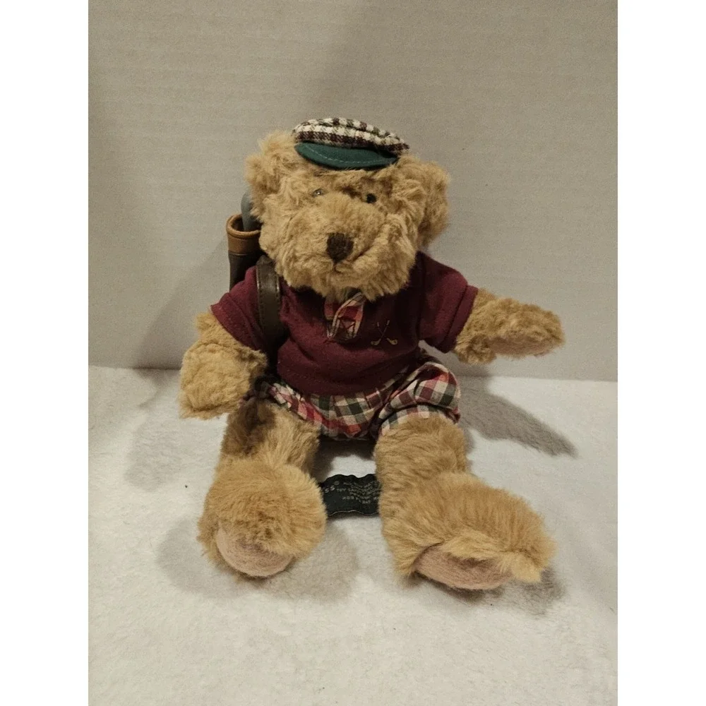 Russ CHIP Plush Teddy Bear Golfer Outfit Backpack Plaid‎ Shorts 8